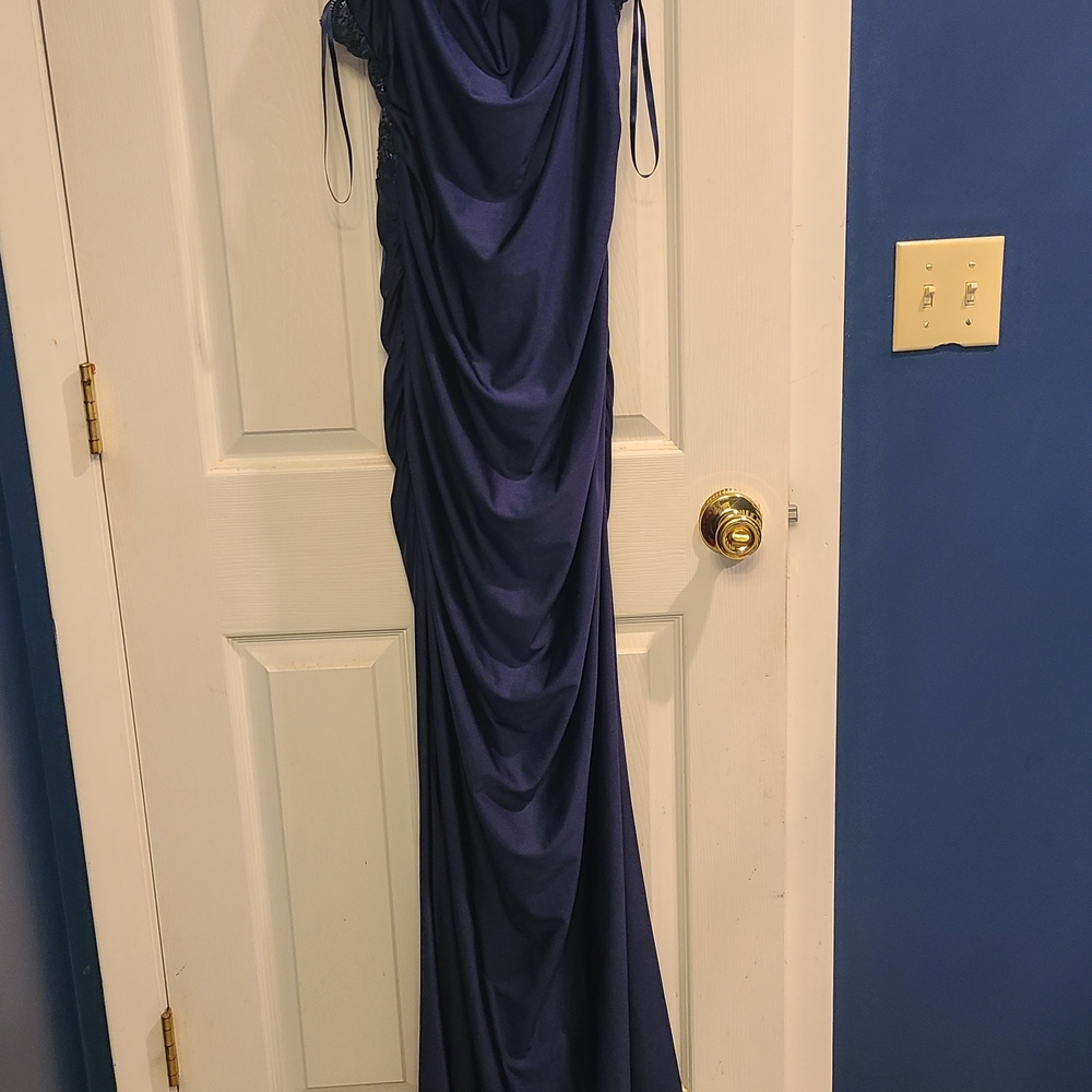 Elegant Purple Evening Gown